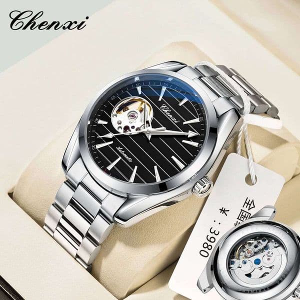 CHENXI 8806 Top Brand Men Automatic Mechanical Business Watches Stainless Steel Waterproof Men's Wristwatches Reloj Hombre ad50b