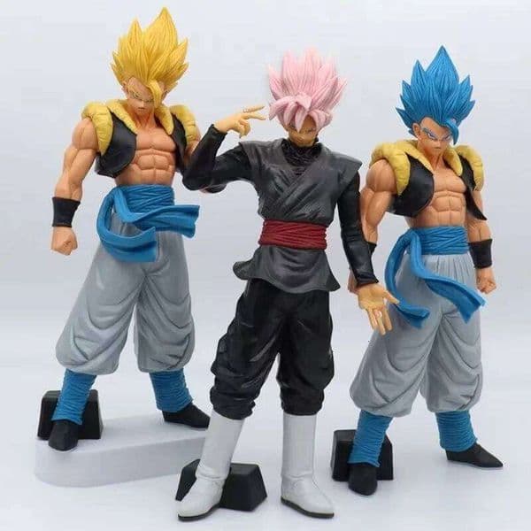 31CM Dragon Ball Z Anime Action Super Blue Gogeta Grandista Saiyan Figurine PVC Vegeta Goku Black Zamasu Figure Toy 26L0606
