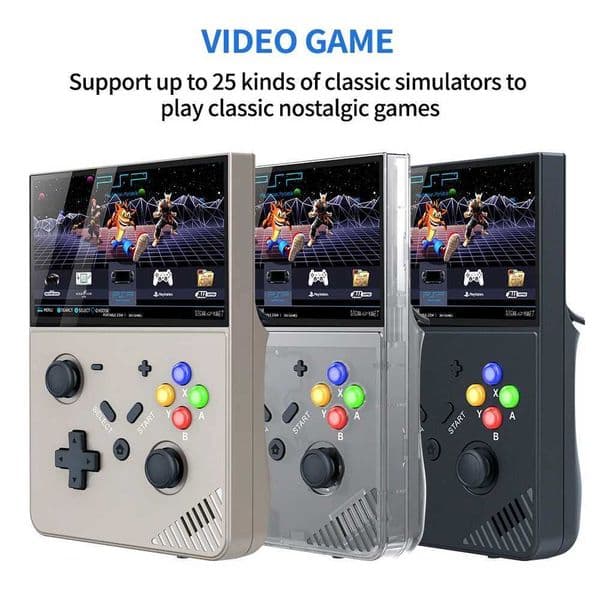 Portable Retro Gaming Console R43 PRO Handheld Game Player 43 Screen 128G 30000 Games for PS1 PSP N64 Play Anytime Anywhere Z260606