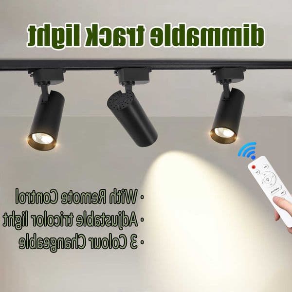 Dimmable Remote Control Track Light LED Ceiling Spotlight Rail Light Led Track Rail Spotlight for Clothing Store Ceiling Lights H260608