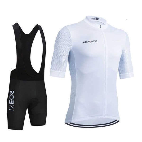 Ineos Short Sleeve Cycling Team Jersey Set for Men MTB Cycling Clothing Bicycle Road Riding Set Bib Shorts Summer 2025.R260606
