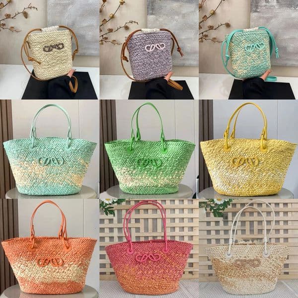 2026 Beach Bag Designer Bag handbagity Luxury Straw Basket High Quality Fashion Knitting Totes Classic Handbags Large Capacity puzzle bag 64502