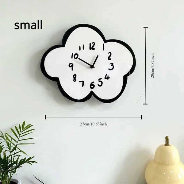 Swaying Cloud Cartoon te Clock Living Ro Childrens Ro Swing Wall Clock He Decoration Modern Simple Clock J260606