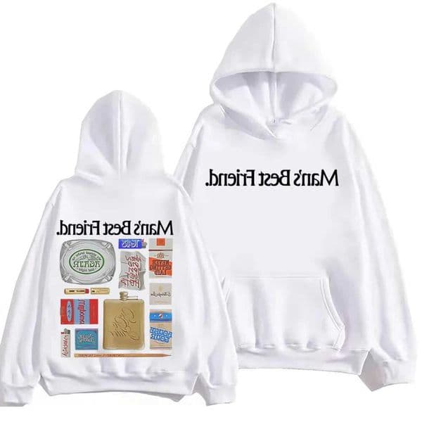 Mans 2025 Best Friend Harajuku Hip Hop Fashion Trend Men Women Hooded Sweatshirt Everyday Outdoor Casual Loose Warm Sportswear D260606