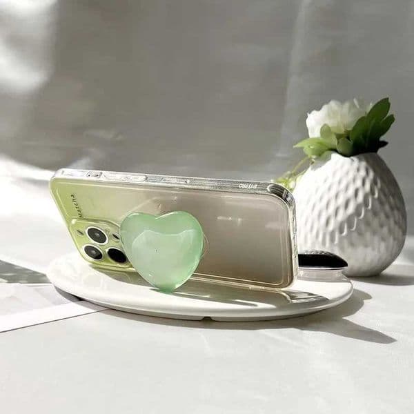 Love Cute 3D Glossy Phone Holder Finger Grip Tok Bracket For iPhone 14Pro Universal Folding Stand Griptok posocket J260606