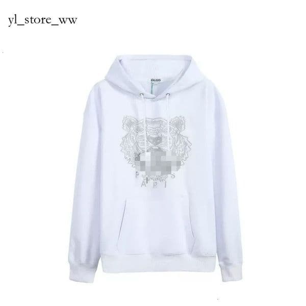 kenzoly hoodie High Quality Fashion Pure Cotton Designer Kenzomen Hoodie 2025 Autumn Winter Embroidered New Style Unisex Couple Tiger Head Print Casual b36