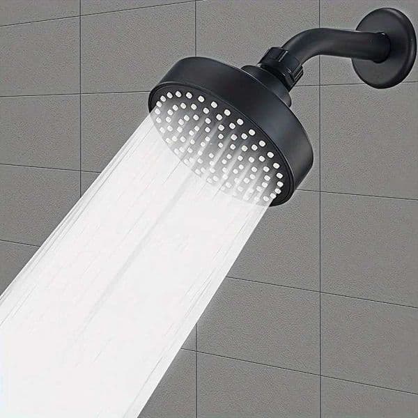 Black Head New Shower High Pressure Sprayer Adjustable Rainfall Wall Mounted Bathroom Fixture Faucet Bathroom Accessories C260606