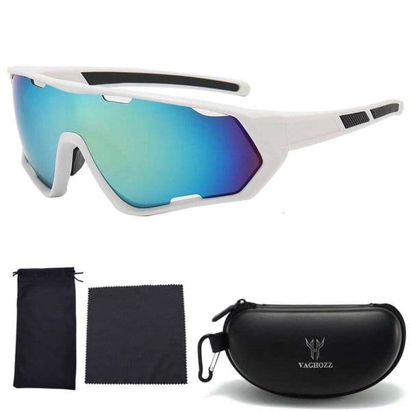 VAGHOZZ With Box UV400 Men Women Cycling Sunglasses Male Bike Bicycle Sun Glasses Outdoor Eyewear Eyeglasses Sport Shades W260606