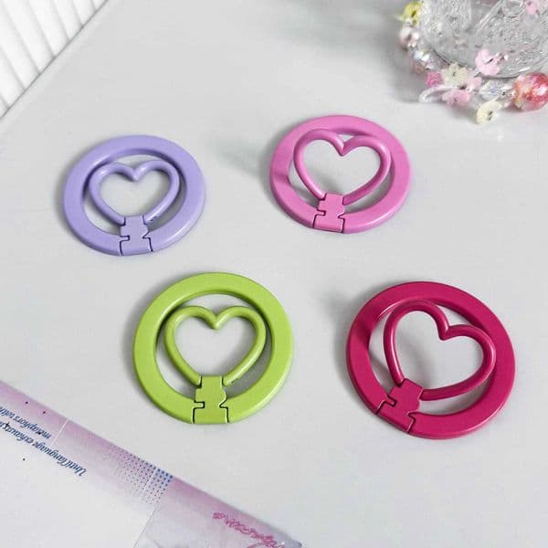 Magnetic Cute Phone -Shaped Holder - aron Color Universal Strong Adsorption Lazy Stand for Phones Tablets J260606