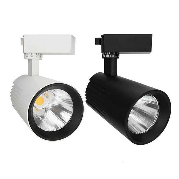 Lamp Led 110-220V Track Light 40W COB Anti dizziness Spotlight Rail Lighting Fixture for Decor Clothing Store Shopping mall H260608