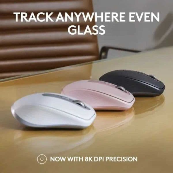 Logitech Master MX Anywhere 3S Office Silent Mouse Wireless Bluetooth 8K DPIMagspeed Rapid RollerFast Charge Long Battery Life L260606 L260608