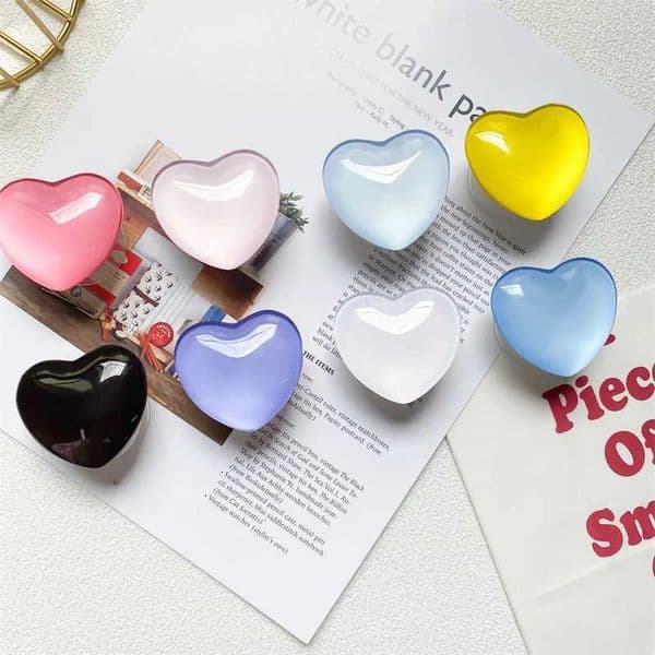 Crystal Korean 3D Stai Ball Phone Holder Retractable Finger Grip Tok Stand For iPhone Universal Bracket J260606