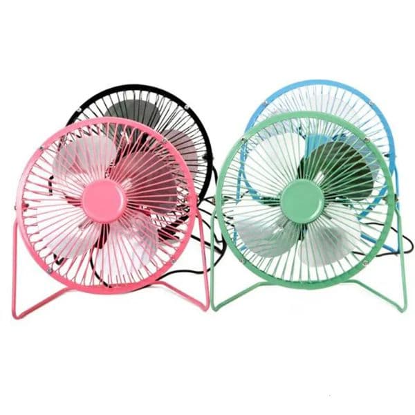 2026 Wholesale Mini Portable 4-Inch Aluminum Desk Cooler 4 Blades - Universal Home, Office & Car USB perfume Cooling Fans With Plug cologne Free Shipping 31