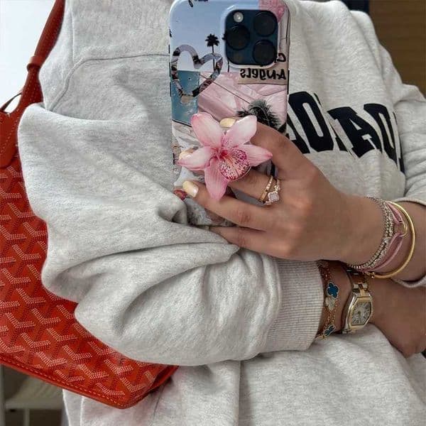 Stand Phone New Orchid Phalaenopsis Socket Grip Network Hot Tnt Recmendation Foldable Cymum Phone Bracket For IPhone J260606