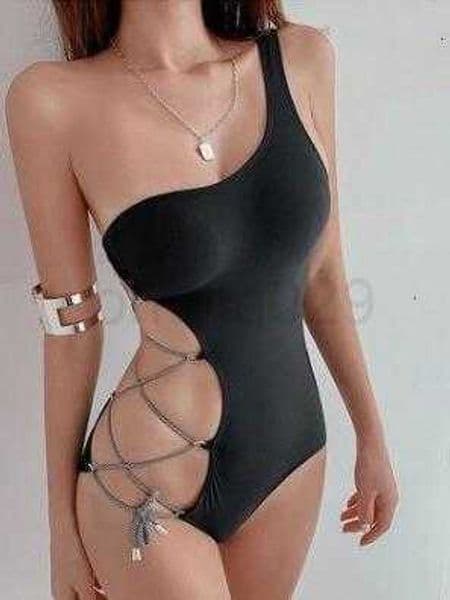 Sexy Conservative Womens One-Piece Swimsuit Tie-Detail Thermal Bathwear Belly Covering Ins Sle Retro Sexy Casual Swimwear.R260606