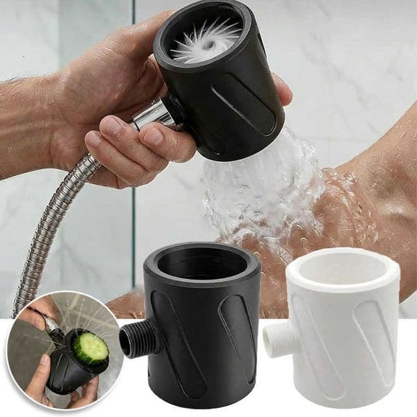 Shower Nozzle Powerful Full Cleaning Men Massage Sprayer Multifunctional 2 in 1 Dog Cat Foot Wash Tool High Pressure Shower Head C260606