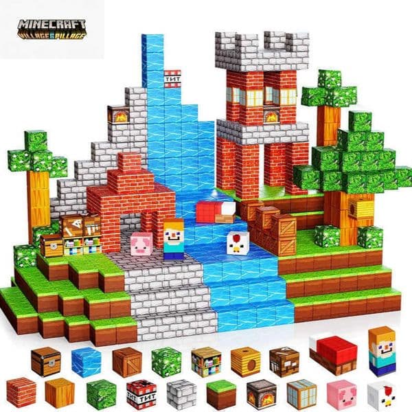 Magnetic New Building Blocks Forest Blocks Magnetic Toys Childrens Assembly Educational Gift L2606065MSJ