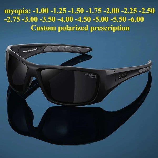 -1.00--6.00 small face men's outdoor polarized sunglasses tr90 personalized myopia astigmatism prescription uv400 W260606