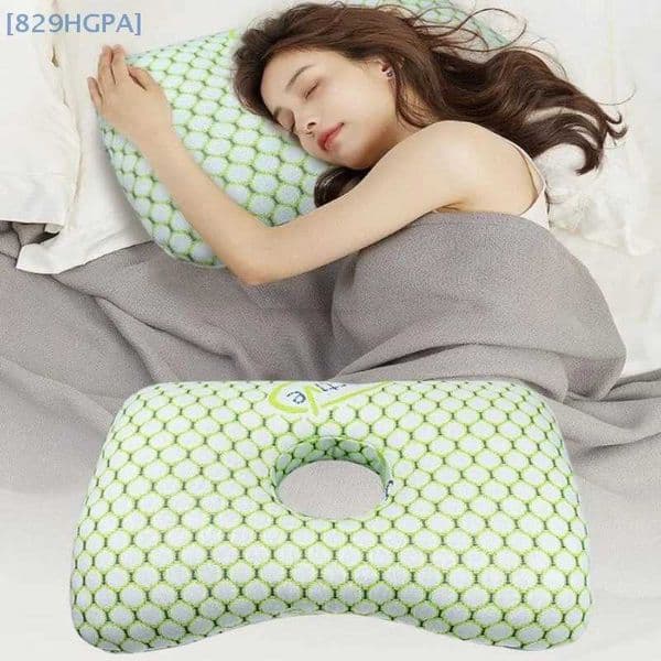 Filling Ear Cotton Piercing Pillow Breathable Ergonomic Pillow With Ear Hole Portable Comfortable Earring Pillow L260606