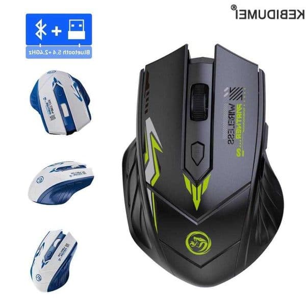 Rechargeable Wireless Mouse 24Ghz Gaming Computer Bluetooth Mouse 1600DPI Ergonomic Gamer Mice For PC Office Laptop L260608