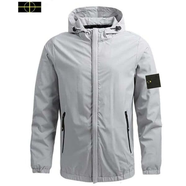 Topstoney Jacket Designer Jacket Spring And Autumn Windbreaker Fashion Islands Jacket Outfit Hooded Mountaineering Badge Outdoor Brand Couple Clothing 033