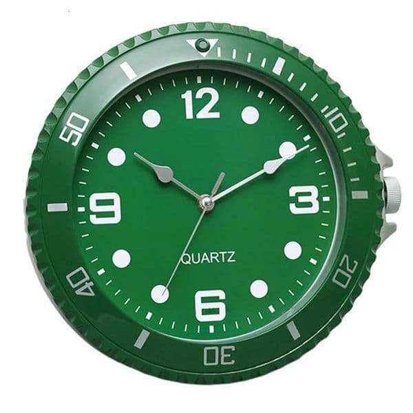 My He Wall Clock Modern Design Silent Quartz Needle Luxury Wall Clock Silent Second He Wall Clock Easy To Use Green J260606