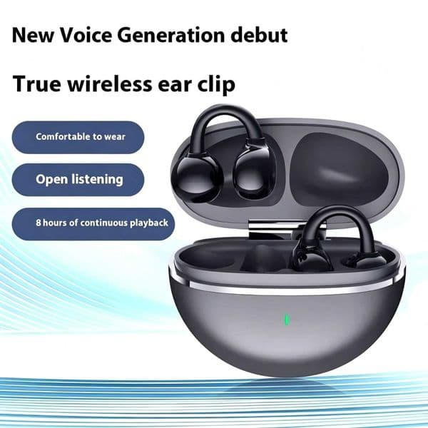 Earphones Free Clip Open Ear Clip 3D Stereo Sound Headphones OWS Sport Wireless Headset TWS Earbuds With Mic Z260606
