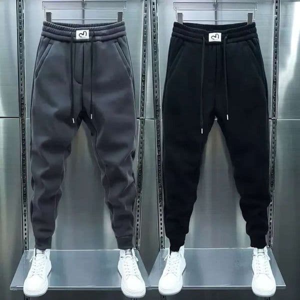 Autumn Mens Joggers Drawstring Casual Pants Korean Sweatpants Workout Running Gym Fitness Black Sports Trousers Men Clothing 241213 S260605