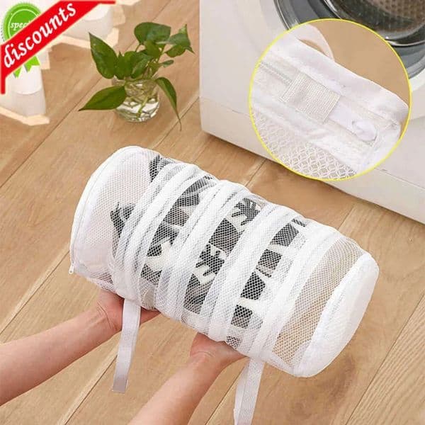 2026 cologne Upgrade Mesh Laundry Bag Washing Machine Travel Storage Bags Portable Anti-Deformation Protective Clothes Organizer Shoes Dry Tool perfume Free Shi 26