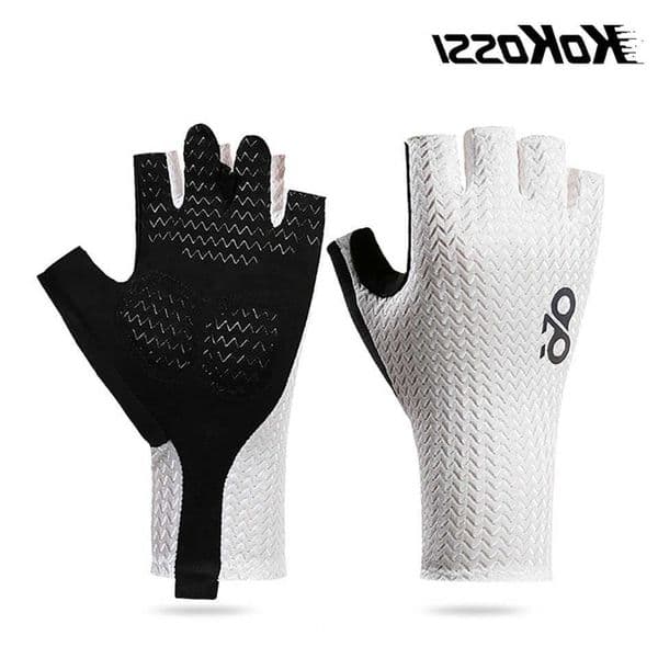 Summer Breathable Shock Absorption Half KoKossi Finger Cycling Gloves Road MTB Bike Anti-slip Wear-resistant Outdoor Sports C260606