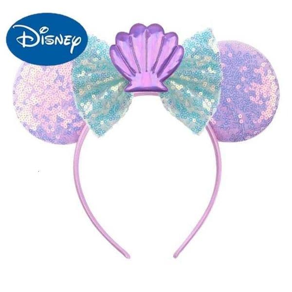 2025 New Fish Scale Headband for Kids Party Role Play Girls Hairband with Mouse Ears and Mermaid Headpiece L260606OCIE