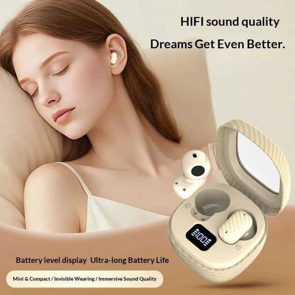 Sleep Earbuds Mini Invisible Comfortable Wear Headphones HiFi Sound Quality Ultra Wireless Earphone with Charging Case Z260606