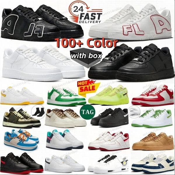 Designer Shoes One af1s 2026 Casual Running Sneakers Classic 1 Triple White Black Red Wheat Panda Utility Starstruck White Ice Outdoor Sports Runners 1s Size 36-47