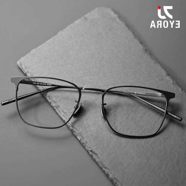 Titanium Ultralight Half EYORA Men Business Reading Glasses Anti Blue Ray Myopia and Hyperopia Photochromic Prescription Eyewear C260606