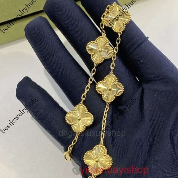 Vanny cleef jewelery braclet clover Classic Fashion Designer Ladies Bracelet Gold Onyx Shell Jewellery u0026 Women Wedding Valentines Day Bracelets