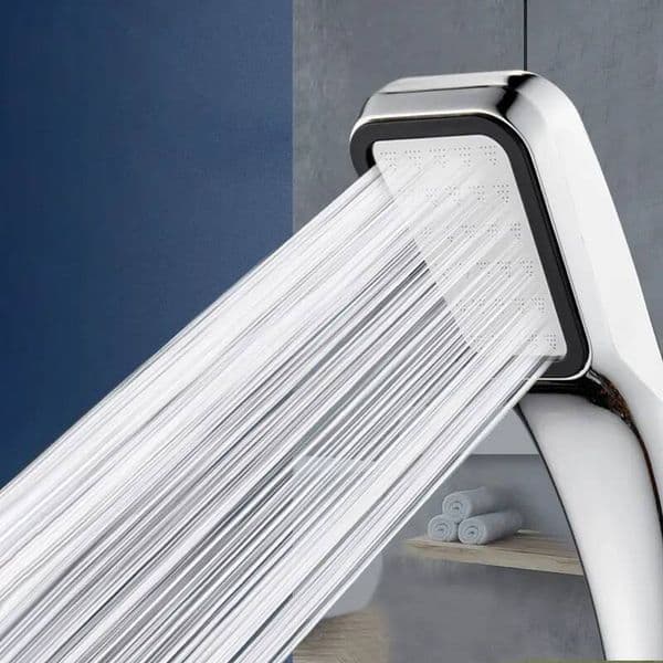 300 Hole Pressurized Dense Water Outlet Handheld Square Shower Head Strong Pressure Nozzle Bathroom Accessories ddmynov