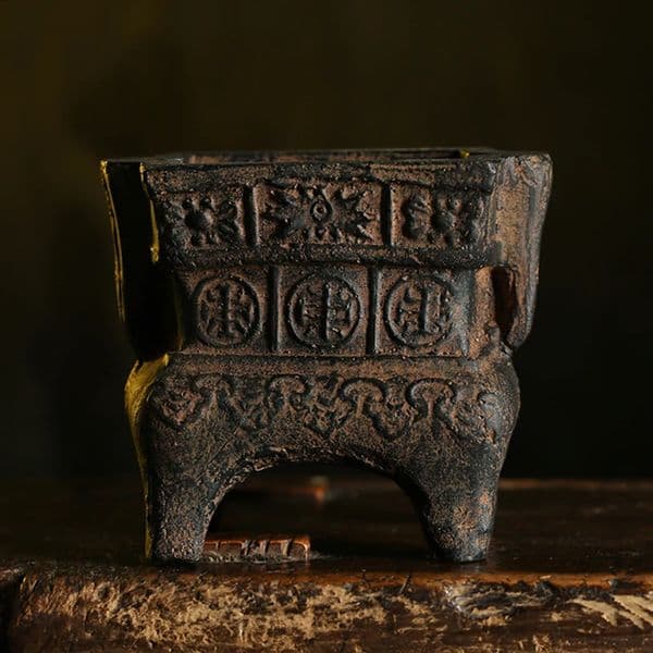 Ceramics Pottery Bonsai PotTradition Chinese CarvedCubicles Office Desk Table Garden DecorationAntique Finish 260605