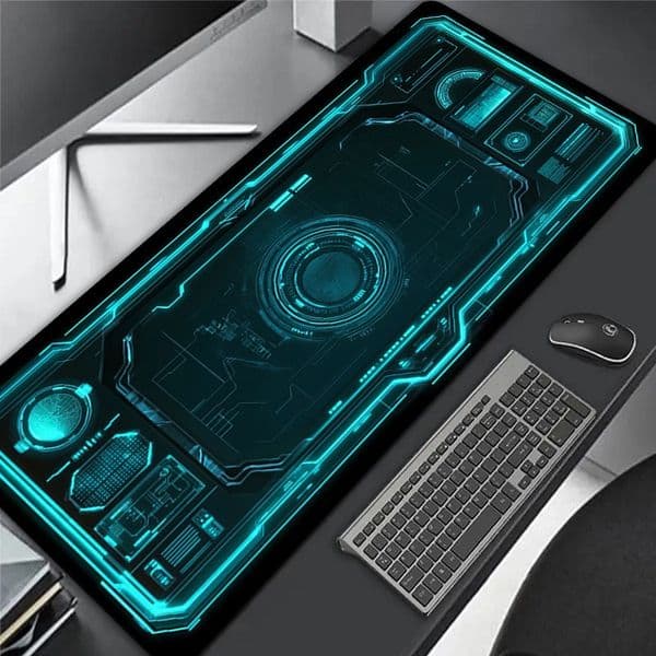 Art Desk Mat Non-Slip Waterproof Large Mousepad 30x60 40x90cm Computer Keyboard Cushion Table Cover Home Office Decorative Mats