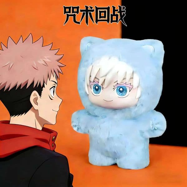 Eaki Jujutsu Kaisen Season Cat Park Party Gojo Satoru Blind Box Plush Wrist Bag Pendant Model Collection Christmas gift