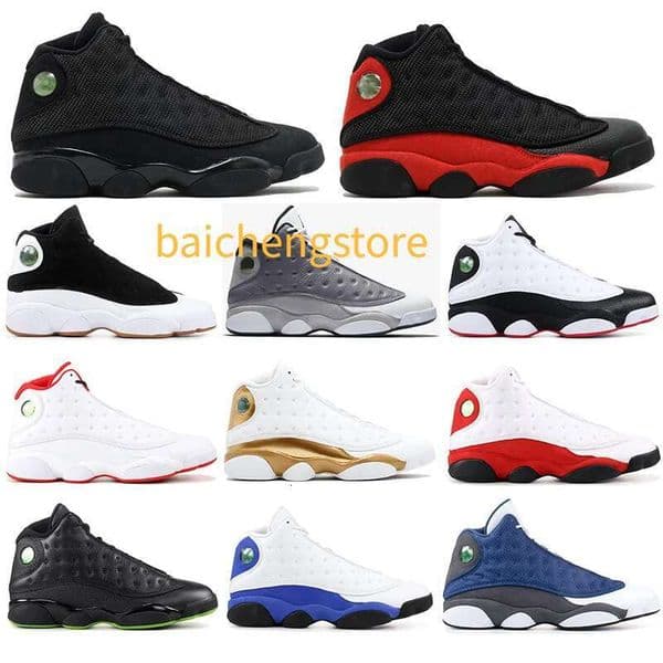 Athletic 2026 13 Bred Chicago Flint Atmosphere Grey Men Shoes 13s He Got Game Melo DMP Hyper Royal Sneakers 40 -47