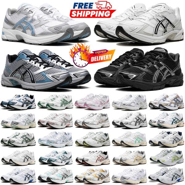 Free Shipping designer running shoes gels nyc 1130 Mens Womens acicsgels kayono 14 Cream Black White Grey outdoor sports sneaker Athleisure Trainer size 36-45