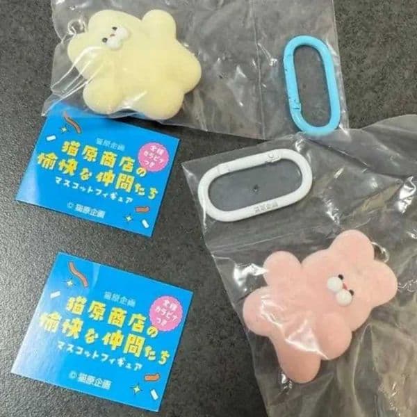 Qualia Flocked Animal Bag Charms Mini Cute Cartoon Duck Rabbit Bear Keychain Pendant Backpack Purse Decor Gift Bag Lover L260606O61B