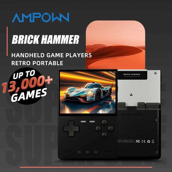 AMPOWN TRIMUI BRICK Metal Retro Games Console Portable Handheld Game Player CNC 32 I Screen Linux System Video Gaming Device T260608