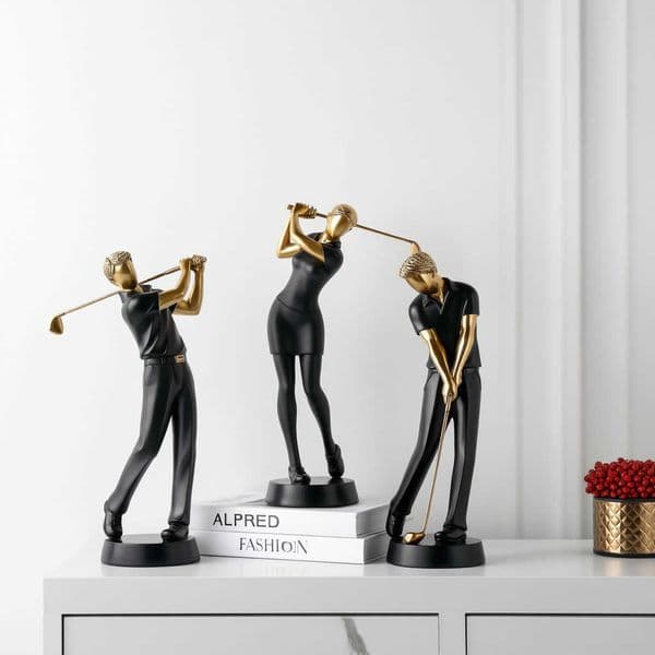 Modern simple golf figure decorations living room decorations home accessories office accessories Nordic crafts L260606