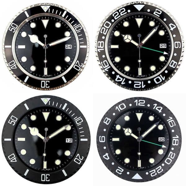 Home Watch Wall Clocks Wall Clocks Super Silent Wall Clock Stainless Metal Modern Large Wall Steel Luminous Clock The Date Will Work R250325 S25821 T26051 Y260609