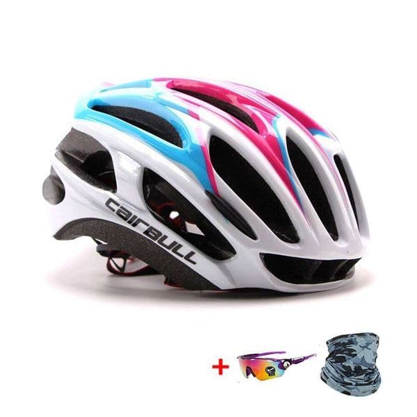 Cairbull Ultralight Racing Aerodynamics Safety TT Cycling Helmets Intergrally-molded MTB Bicycle Helmet 26Y0608