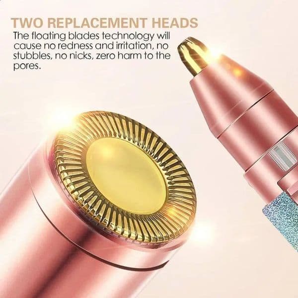 Electric Eyebrow Trimmer Facial Hair Remover Womens Shaver Makeup Products For Women Painless Safety USB Charging For All Body 260604