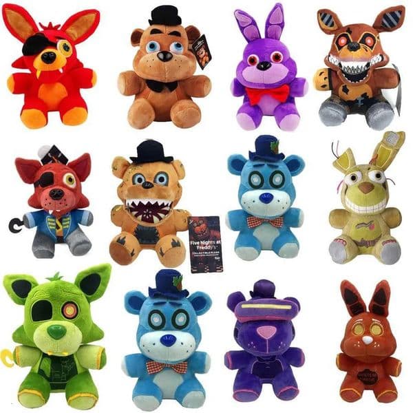 cologne 2026 New Five Night At Fnaf Cute Plush Game Doll 18 CM Bonnie perfume Bear Foxy Cartoon Stuffed Dolls Freddy Toys For Children Gifts Designer 03