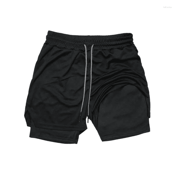 Men's Shorts 2-in-1 Running Summer Workout For Men Gym Performance Compression With Phone Pocket Towel Loop Athletic Activewear thumbnail 2