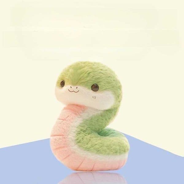 Snake Cute Plush Toy Soft Polyester Stuffed Animal Cozy Home Decor for Infants 0-3 Years Ideal Birthday and Holiday Gift H260608DO4W